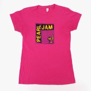 Pearl Jam World Jam 2018 Concert Tour T-Shirt The Home Shows Pink Women's L